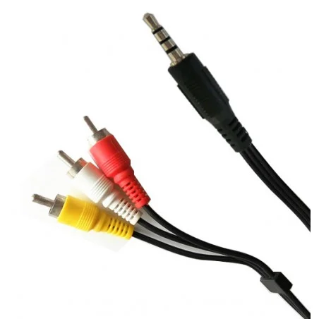 Câble  3Rca Mâle Vers Jack Male Audio / Vidéo - photo 3