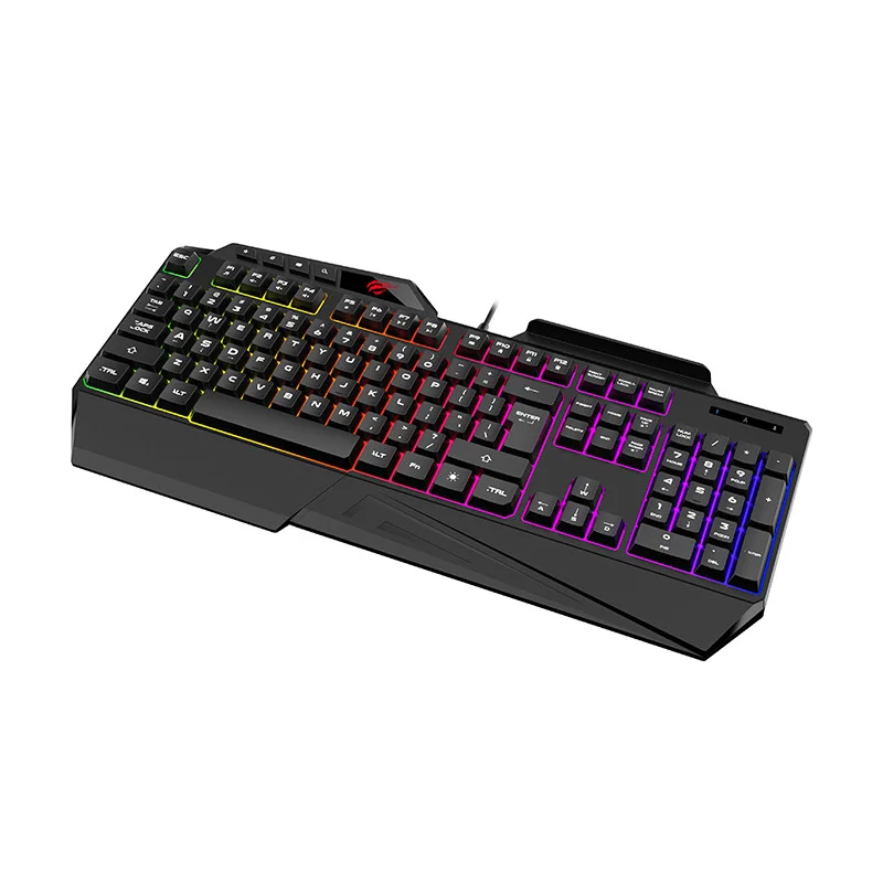Clavier Gaming Havit KB488L / RGB / Noir - photo 3