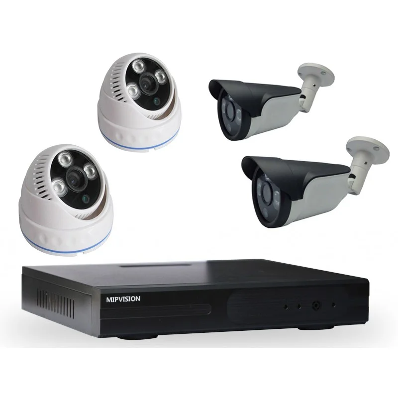 Kit DVR AHD 4 canaux + 2 Caméras MIPVISION Internes 5MP + 2 Caméras Externes 5MP - photo 2