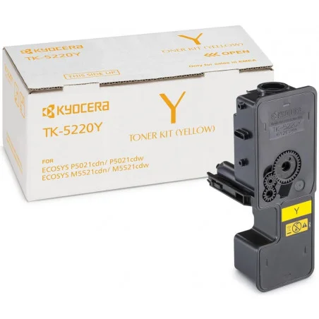 TONER ORIGINAL KYOCERA TK-5220Y / YELLOW - Kyocera - photo 3