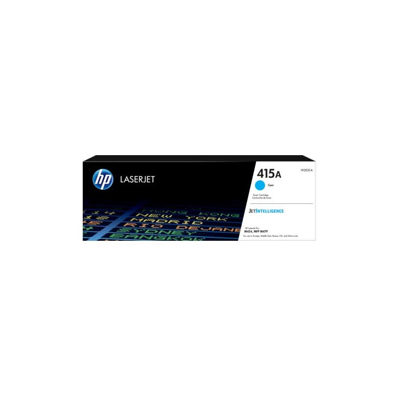 Cartouche de toner HP 415A cyan LaserJet originale / 2 100 pages W2031A - HP - photo 1
