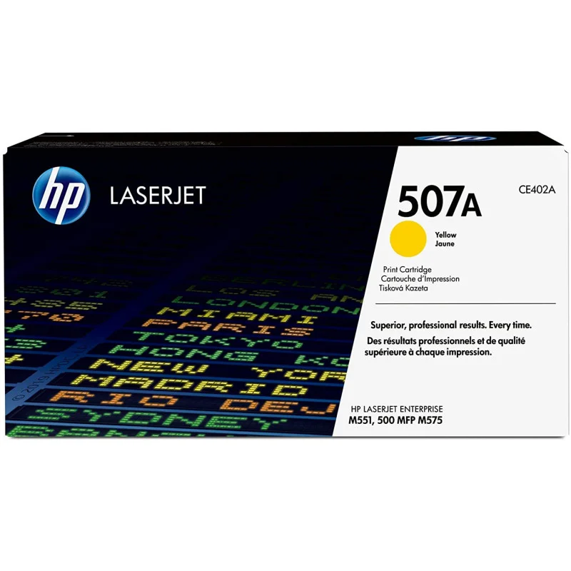 TONER ORIGINAL HP 507A - CE402A / YELLOW