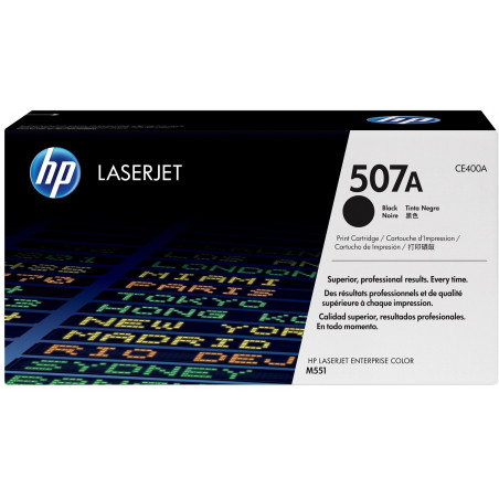 TONER ORIGINAL HP 507A - CE400A / NOIR - HP - photo 8
