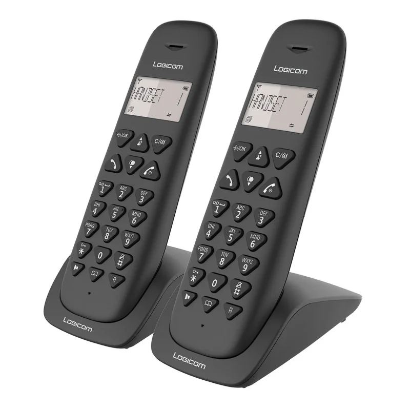 Téléphone Fixe Sans fil Logicom Vega 250 DECT / Noir - photo 2