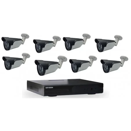 Kit de surveillance MIPVISION DVR AHD 8 canaux 8 Caméras Externes - photo 3