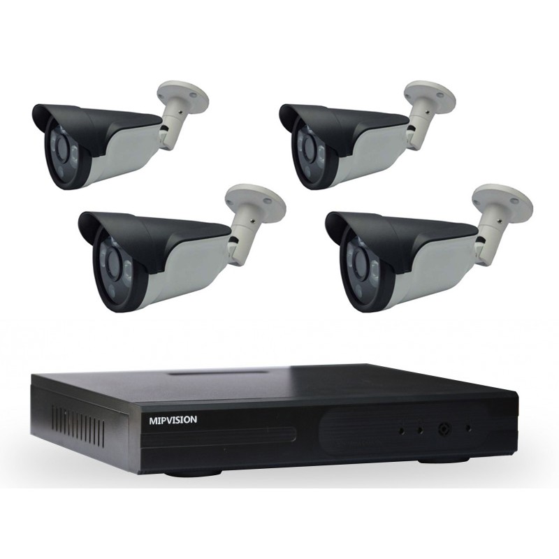 Kit DVR AHD 4 canaux + 4 Caméras Externes 5MP MipVision - photo 2