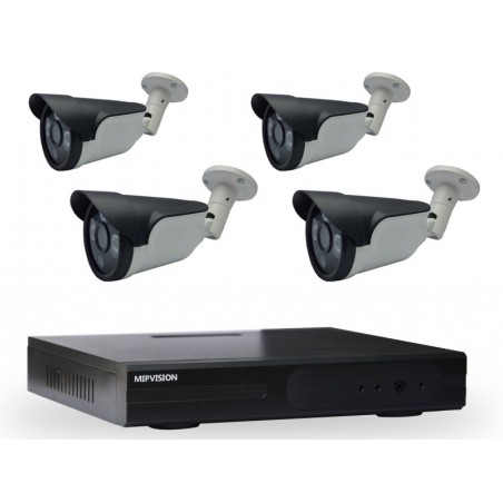 Kit DVR AHD 4 canaux + 4 Caméras Externes 5MP MipVision - photo 3