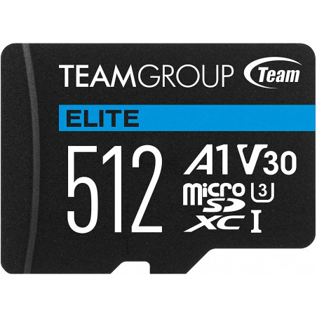 Carte mémoire TeamGroup Elite Micro SDXC UHS-I A1 V30 / 512 Go - photo 5