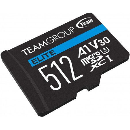 Carte mémoire TeamGroup Elite Micro SDXC UHS-I A1 V30 / 512 Go - photo 7