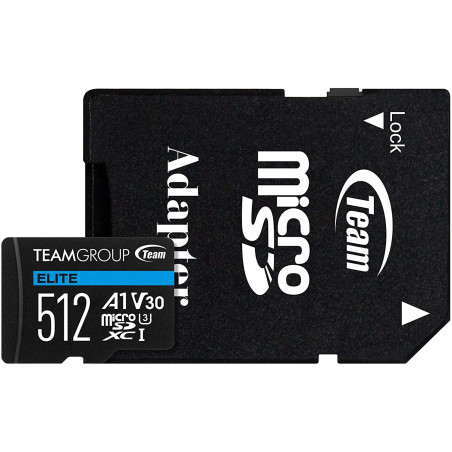 Carte mémoire TeamGroup Elite Micro SDXC UHS-I A1 V30 / 512 Go - photo 9