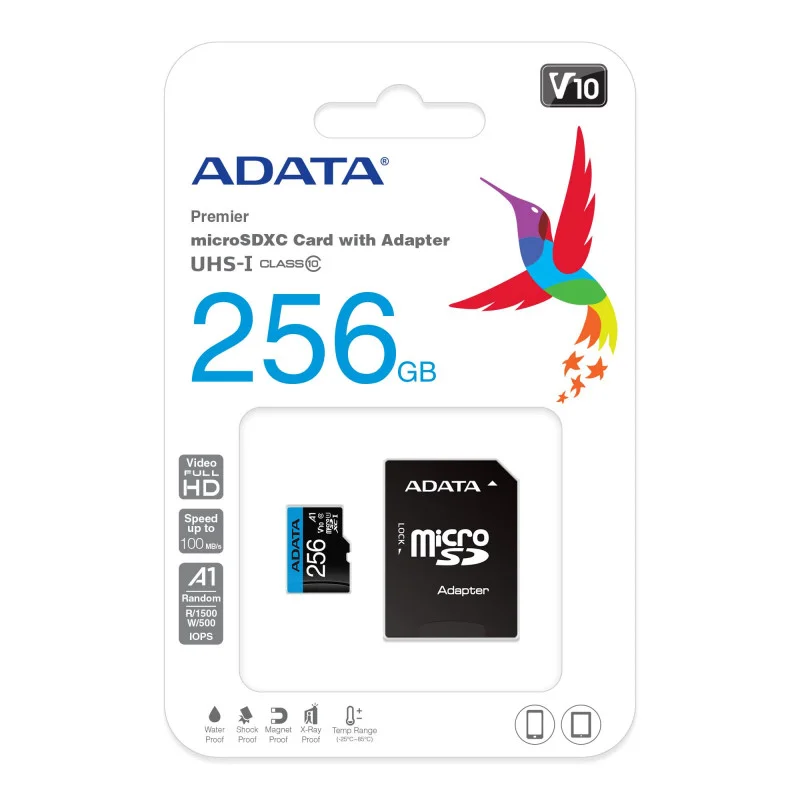 Carte mémoire ADATA Premier MicroSDXC/SDHC UHS-I Class10 / 256 Go - ADATA - photo 2