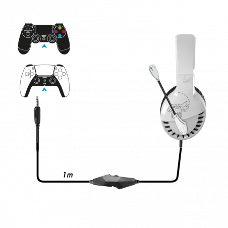 Casque Gaming Spirit of Gamer PRO-H3 /  PS4 / PS5 / Blanc - Spirit of Gamer - photo 12