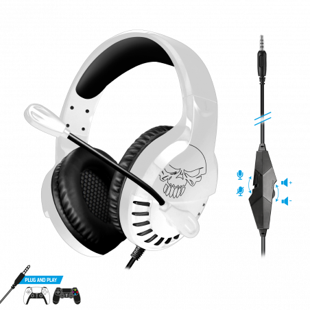 Casque Gaming Spirit of Gamer PRO-H3 /  PS4 / PS5 / Blanc - Spirit of Gamer - photo 8