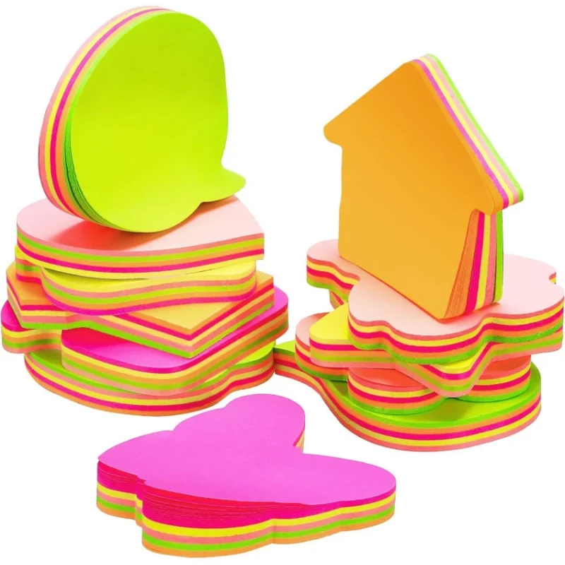 STICK NOTE ASSORTIE COULEUR / FORMES ASSORTIES