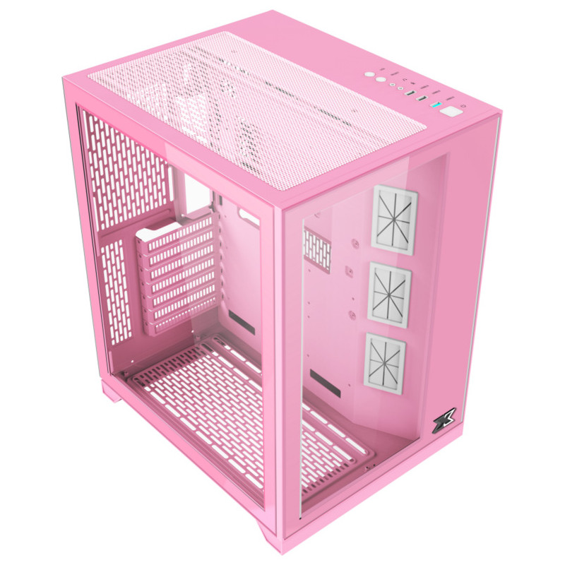 Boîtier Gamer Xigmatek Aquarius S Queen Moyen Tour Rose RGB - photo 3