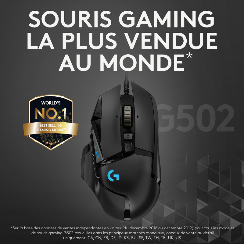 Souris filaire Gaming Logitech G502 Hero - Logitech - photo 3
