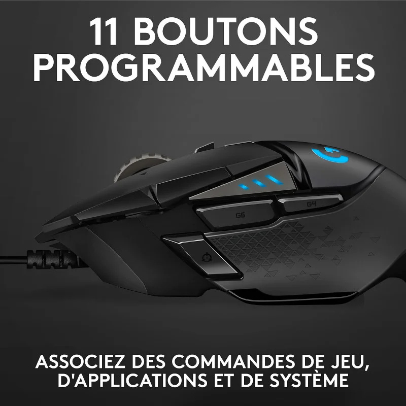 Souris filaire Gaming Logitech G502 Hero - Logitech - photo 4