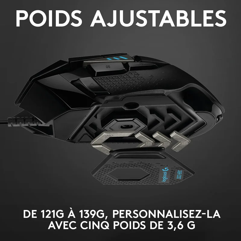 Souris filaire Gaming Logitech G502 Hero - Logitech - photo 5