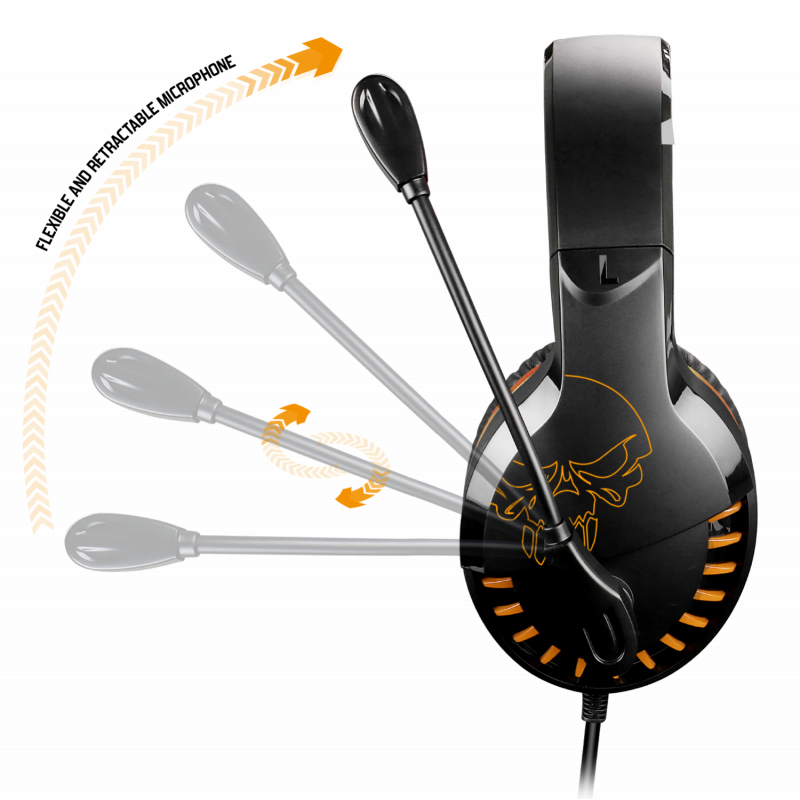 Casque Gaming Spirit of Gamer PRO-H3 / Orange et Noir - Spirit of Gamer - photo 3