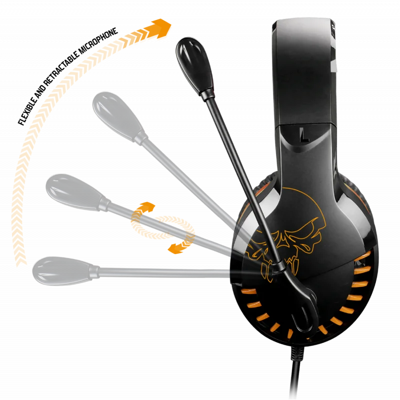Casque Gaming Spirit of Gamer PRO-H3 / Orange et Noir - Spirit of Gamer - photo 3