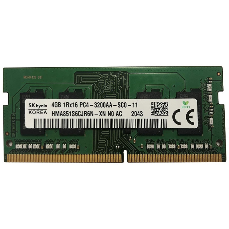 Barette Mémoire SK Hynix SODIMM 4 Go / DDR4 3200MHz - photo 2