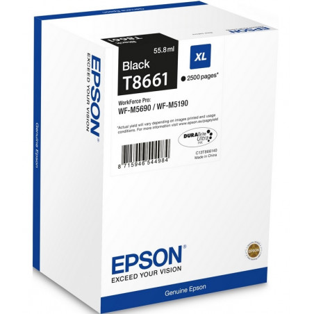 Cartouche d'encre Originale Epson T8661 C13T866140 / Noir - Epson - photo 3