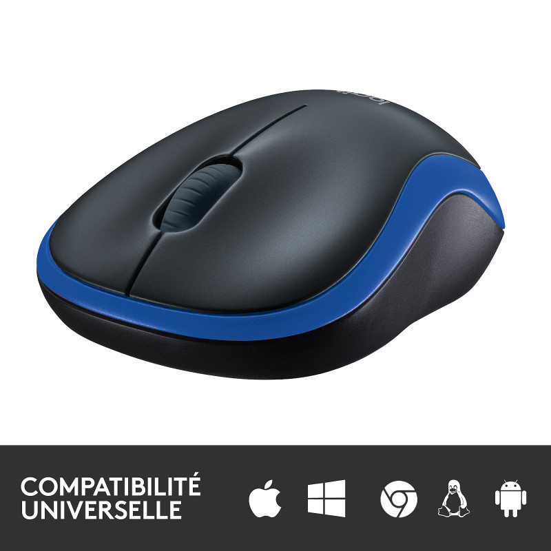 Souris Logitech Sans Fil M185 / Bleu - Logitech - photo 2