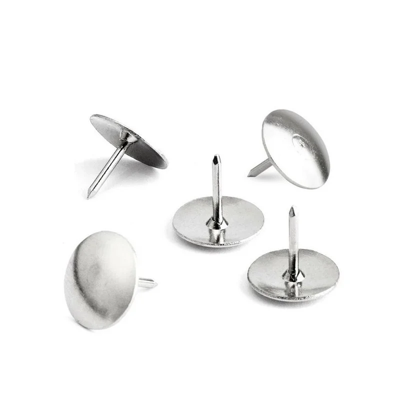 100x Punaises DELI 10mm Argent