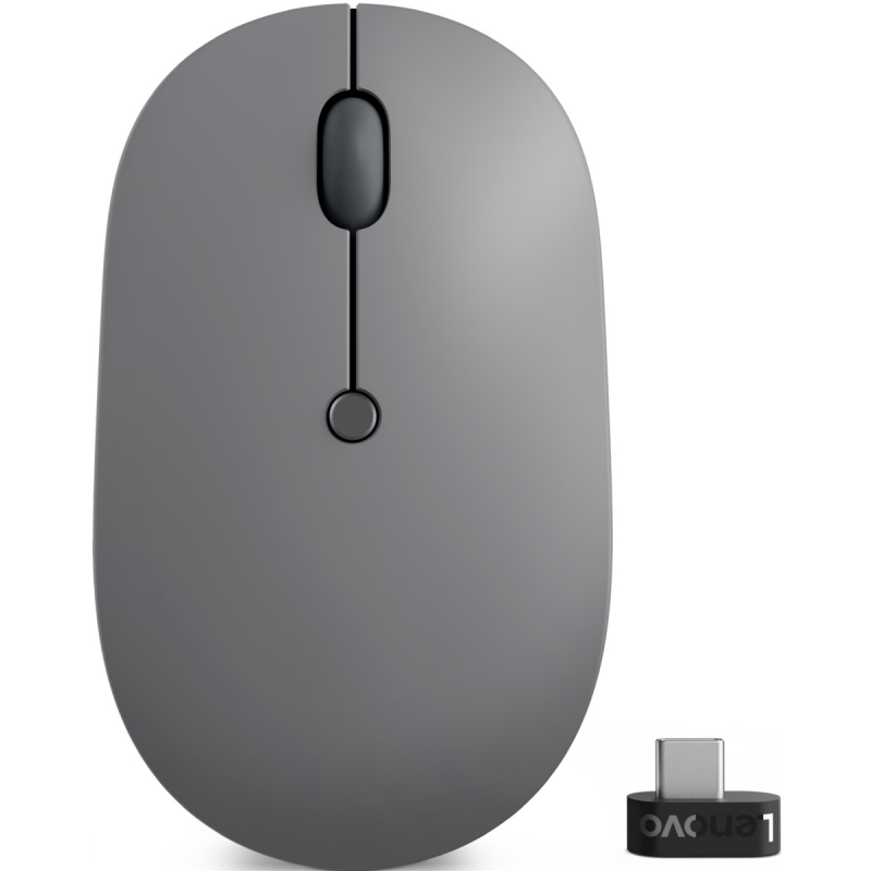 Souris Sans fil Lenovo Go USB-C Bluetooth 2400 DPI / Gris Graphite - Lenovo - photo 3