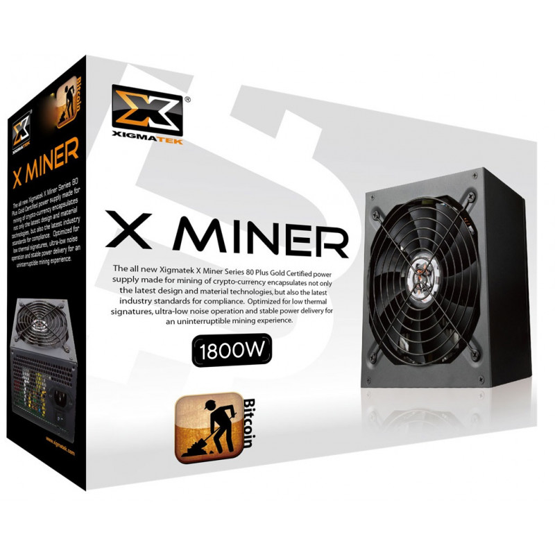 Bloc d'alimentation Xigmatek X-Miner EN9757 92 PLUS / 1800W - photo 1