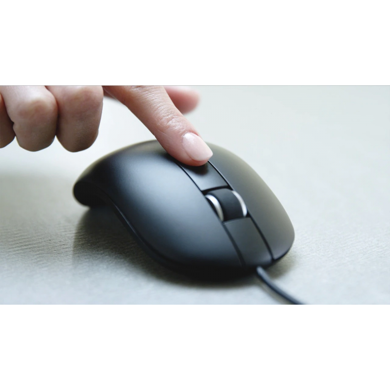 Souris optique Dell avec lecteur d’empreintes digitales MS819 / Noir - Dell - photo 2