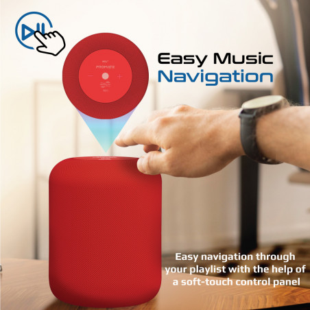Haut-parleur Bluetooth Promate BOOM / Rouge - photo 11