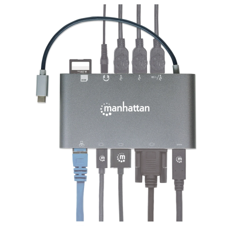 Station d'Accueil 11 en 1 USB-C SuperSpeed Manhattan - photo 9
