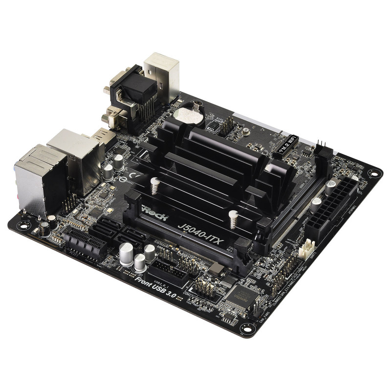 Carte mère ASRock J5040-ITX / Mini-ITX / DDR4 / Avec processeur Intel Pentium Silver J5040 - Intel - photo 2