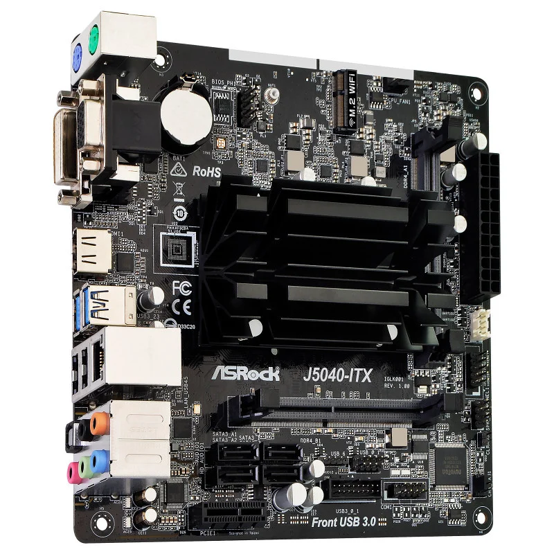 Carte mère ASRock J5040-ITX / Mini-ITX / DDR4 / Avec processeur Intel Pentium Silver J5040 - Intel - photo 4