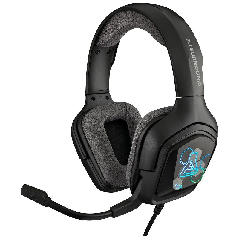 Casque-micro Gamer The G-Lab KORP Cobalt 7.1 Noir