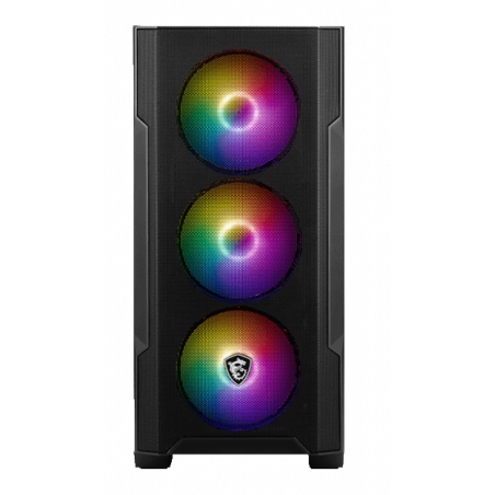 Boîtier Gaming Moyen Tour MSI MAG FORGE M100R / Micro ATX / Noir - MSI - photo 11