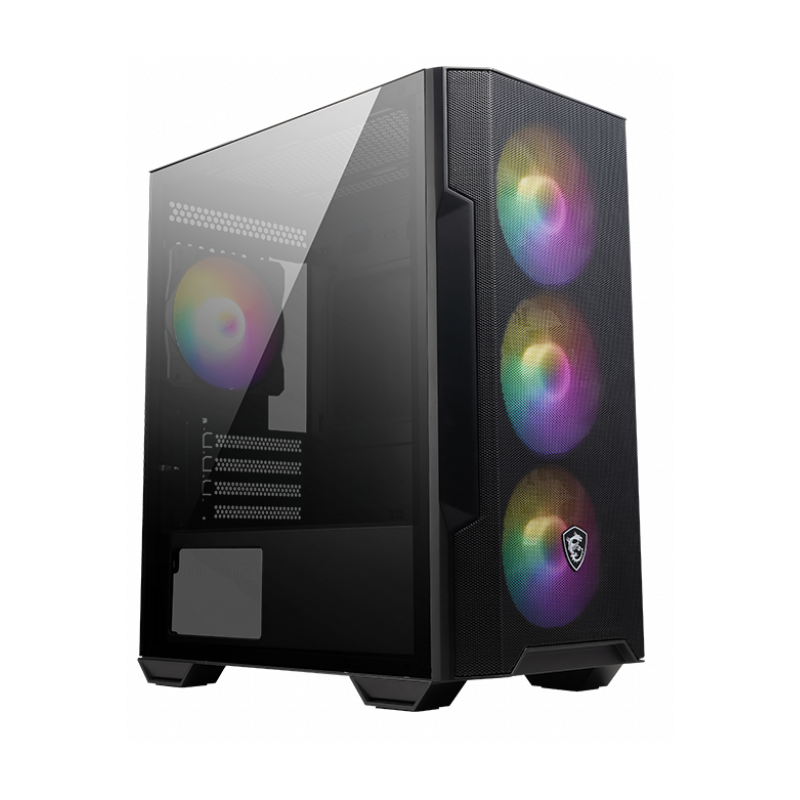 Boîtier Gaming Moyen Tour MSI MAG FORGE M100R / Micro ATX / Noir - MSI - photo 3