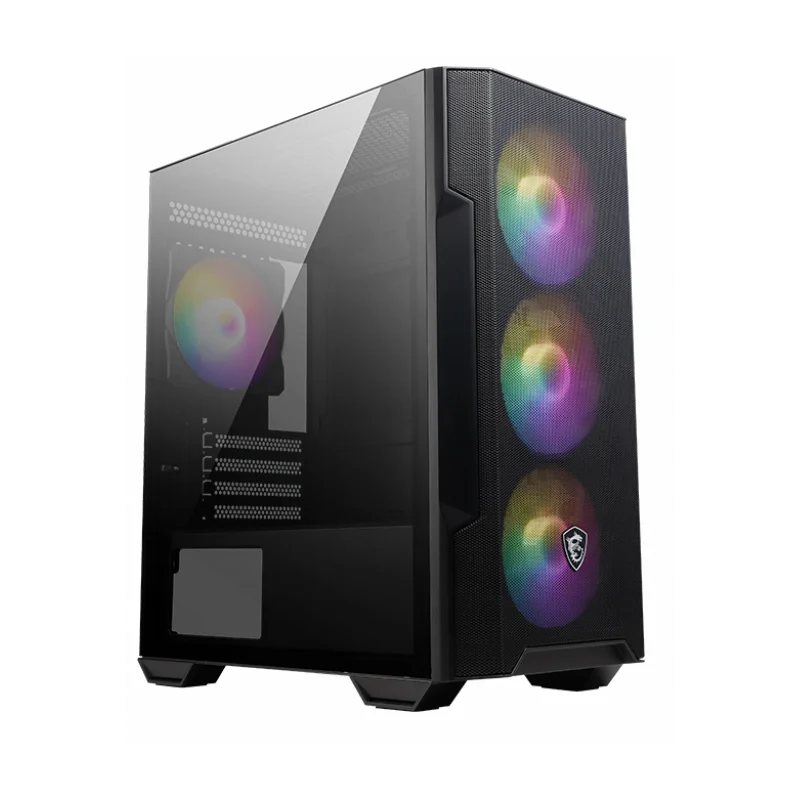 Boîtier Gaming Moyen Tour MSI MAG FORGE M100R / Micro ATX / Noir - MSI - photo 3