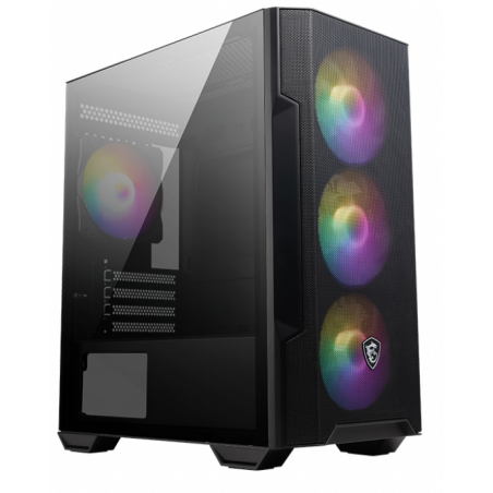 Boîtier Gaming Moyen Tour MSI MAG FORGE M100R / Micro ATX / Noir - MSI - photo 10