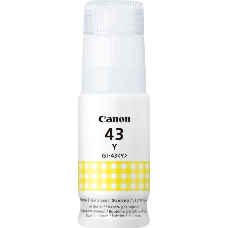 Bouteille d'encre Originale Canon GI-43Y Jaune 3800 pages - Canon - photo 1