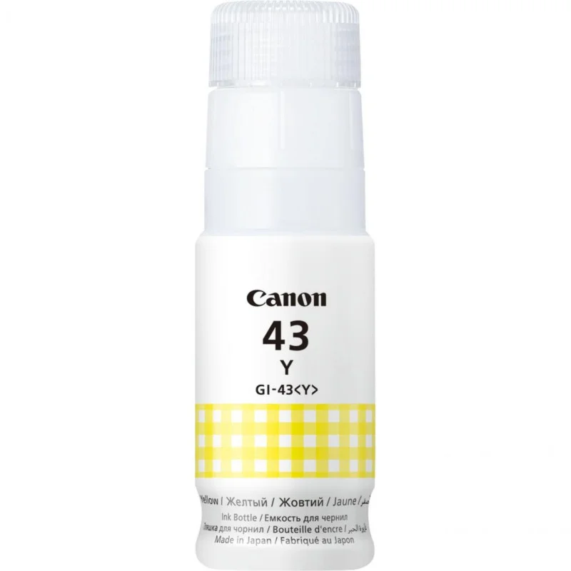 Bouteille d'encre Originale Canon GI-43Y Jaune 3800 pages - Canon - photo 2