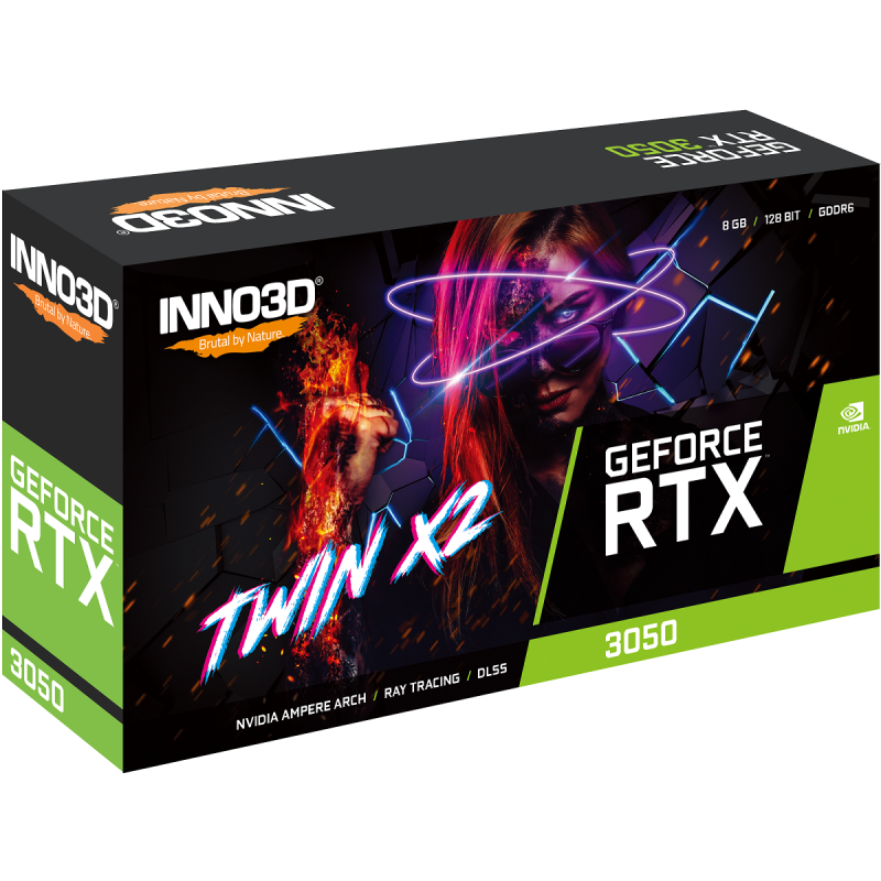 Carte Graphique INNO3D GeForce RTX 3050 Twin X2 / 8 Go GDDR6 - photo 3