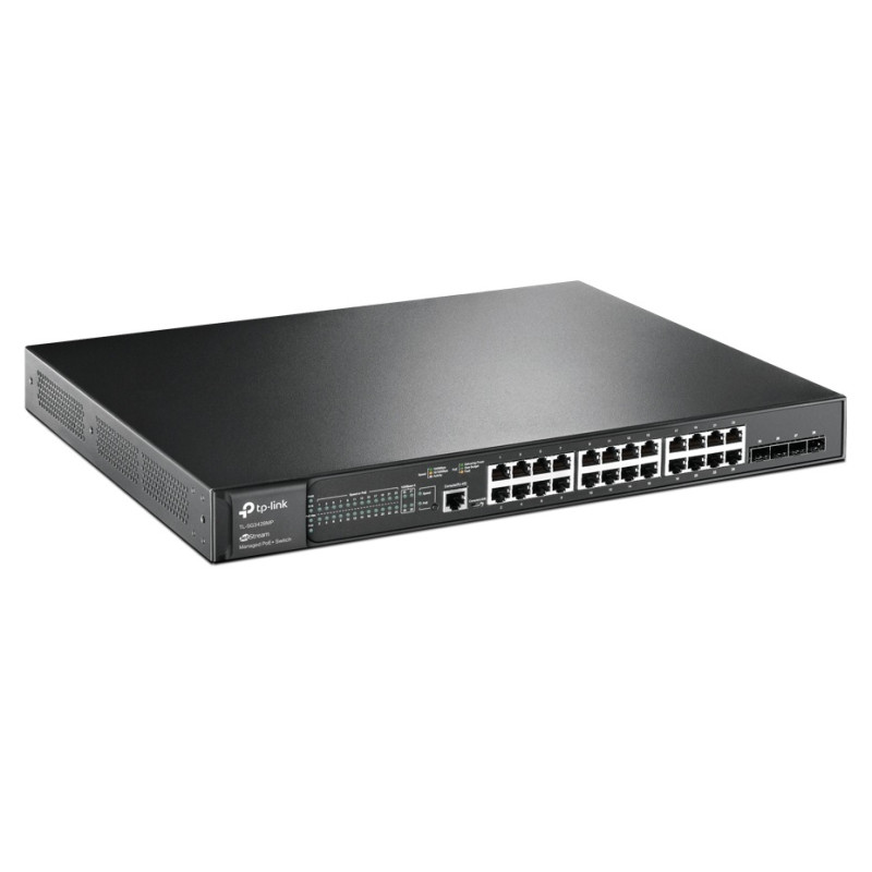 Switch TP-Link JetStream administrable 28 ports Gigabit L2 avec 24 ports PoE+ - TP-Link - photo 1
