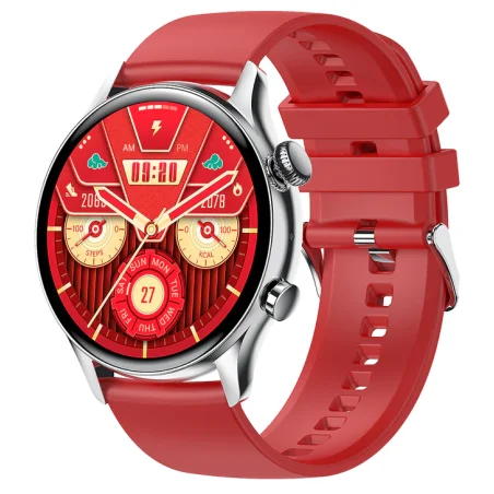 Montre connecté COLMI i30 / Rouge Avec Écouteurs Sans Fil Bluetooth OTU AI-18 Blanc - photo 8
