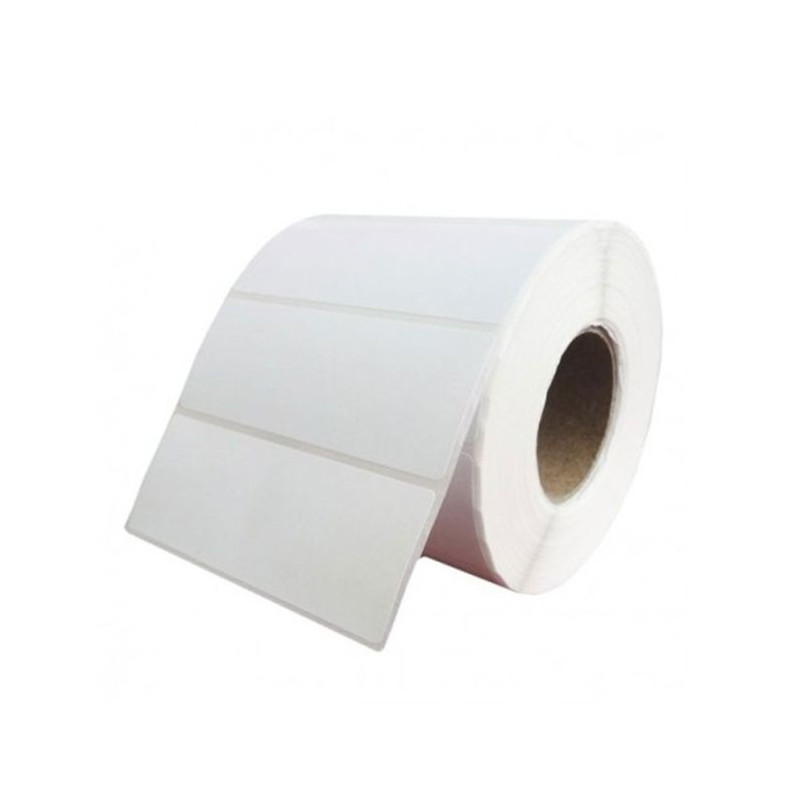 5x Rouleaux de 2000 étiquette Matte 40x 20 mm / Blanc - variant R-MATTE-40X20MM - photo 1