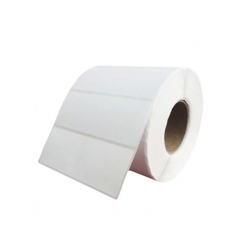 5x Rouleaux de 2000 étiquette Matte 40x 20 mm / Blanc - variant R-MATTE-40X20MM - photo 1