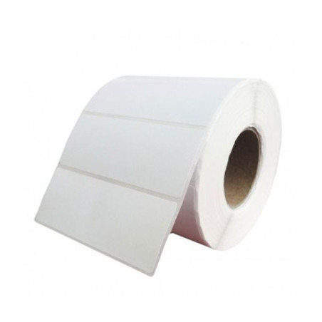 5x Rouleaux de 2000 étiquette Matte 40x 20 mm / Blanc - photo 3