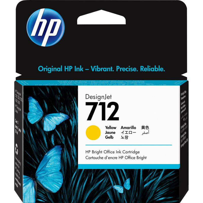 Cartouche d'encre DesignJet HP 712 / Yellow - HP - photo 1