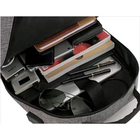 SAC A DOS  16.1" +PORT USB -SWISS / GRIS - photo 11
